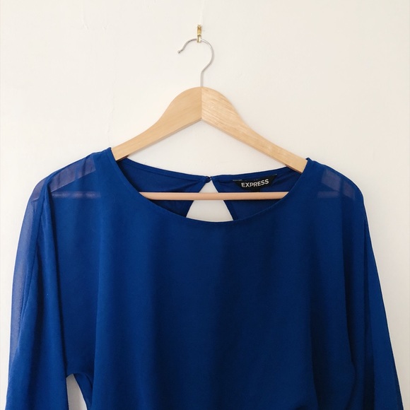 Cobalt Blue Dress Size XS from Express - Picture 1 of 5